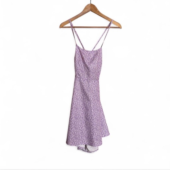 Dresses & Skirts - Elegant Purple Floral Women's Dress